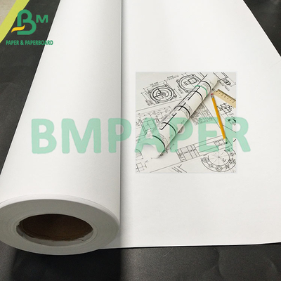 24 اینچ X 150 اینچ 20 پوند CAD کاغذ نقشه کش 5 رول / کیس 2"Core