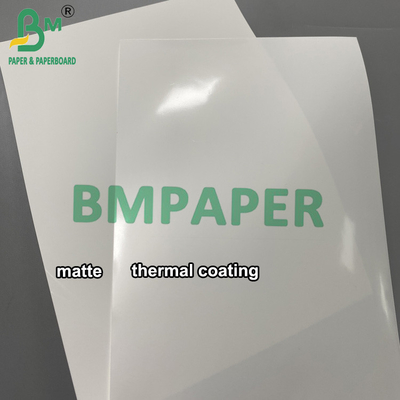 کاغذ مصنوعی حرارتی جامبو رول 1090mm*8000m مواد کاغذی برچسب مقاوم به اشک