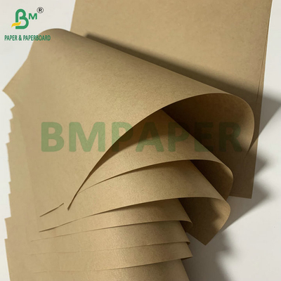 کاغذ کرافت قهوه ای بدون پوشش 70gsm75gsm برای کیسه بسته بندی سیمان لایه بیرونی قابل چاپ
