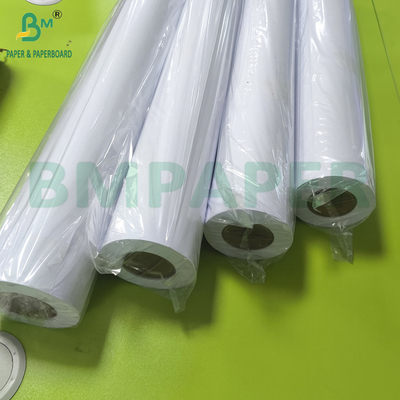 کاغذ تراکتور جوهر 30 X 150 CAD رول کاغذ 80gsm برای جوهر فرمت گسترده