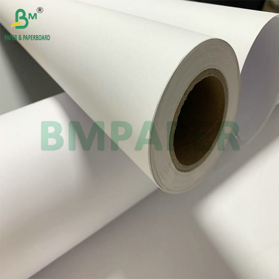 فرمت بزرگ 24 اینچ رول عرض 150ft طول CAD Paper Bond Roll Inkjet Printing