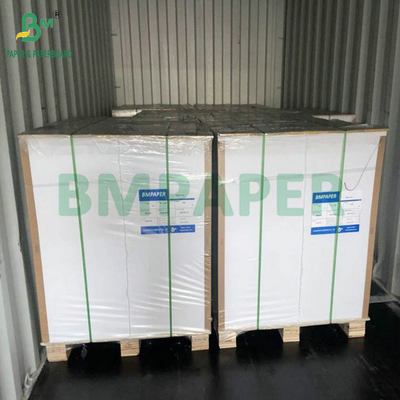 65gsm 75gsm C1S کاغذ پایه درخشان با مقاومت مرطوب برای ساخت برچسب آبجو