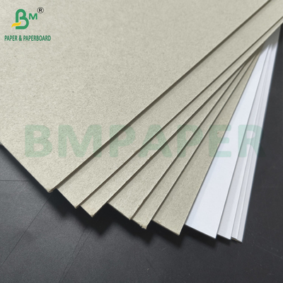 سفتی خشکی پوشانده باکس 1mm 1.2mm تک طرفه کارتونی سفید