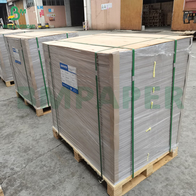 سفتی خشکی پوشانده باکس 1mm 1.2mm تک طرفه کارتونی سفید