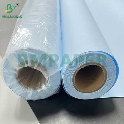 کاغذ نقشه برداری بدون پوشش مستقیم 20 پوند کاغذ نقشه CAD رول 24 &quot;x 300ft