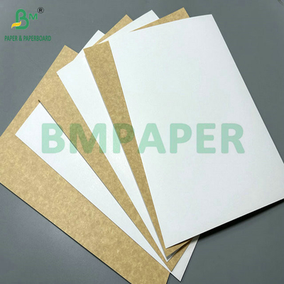 100٪ ایمنی مواد غذایی 325 گرام 360 گرام کاغذ بازیافت شده پوشش داده شده برای ساخت جعبه ناهار