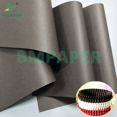 40g رنگ قهوه ضد چرب کاپ کیک قالب کاغذ برای نگهدارنده کلفن