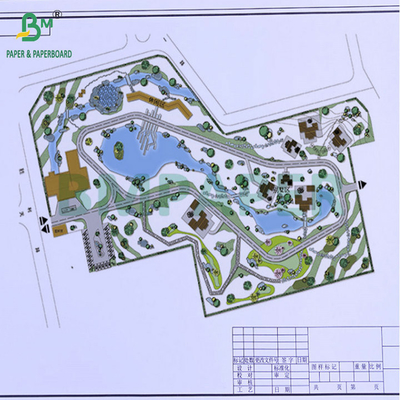 28 پوند 32 پوند کاغذ بسته بندی CAD پوشش داده شده 1 رول در هر بسته 40' x 300ft هسته 3'