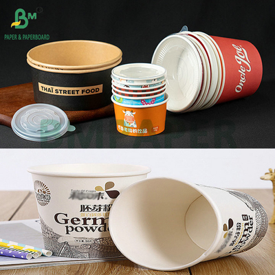 کاغذ پوشانده شده PE 260gsm + 15gsm PE برای ساخت ظرف مرغ سرخ شده