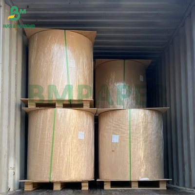 قدرت خوب 150 گرم تا 400 گرم کاغذ کرفت قهوه ای طبیعی رول یا ورق برای فنجان مواد غذایی