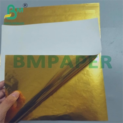 70gm کاغذ ضد آب طلایی درخشنده برای برچسب نوشیدنی 70cm x 100cm