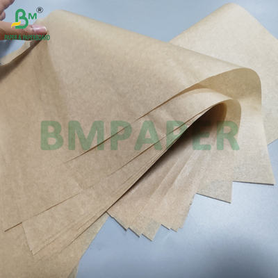40 گرام ضد چرب کوره قهوه ای پوشه پخت و پز کاغذ مقاوم در برابر گرما 30 x 40 اینچ