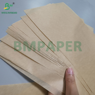 40 گرام ضد چرب کوره قهوه ای پوشه پخت و پز کاغذ مقاوم در برابر گرما 30 x 40 اینچ