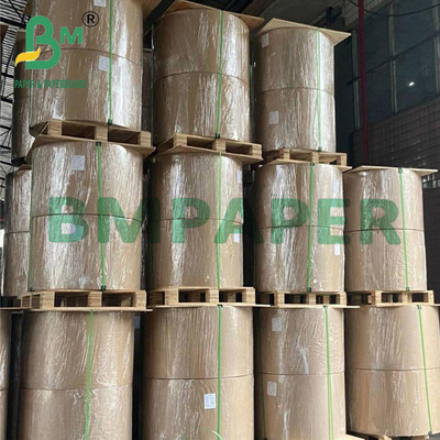 120g سفیدی بالا قدرت خوب کاغذ کرفت سفید رول 889mm عرض