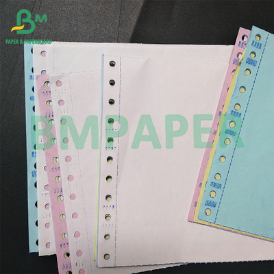 60GSM 75GSM رنگارنگ بدون کربن NCR ATM رسید کاغذ رول CB CFB CF