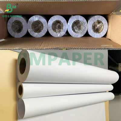 24'' رول شکل گسترده 20 پوند. CAD Inkjet Bond رول 5 رول در هر جعبه 2'' هسته
