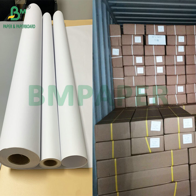 24'' رول شکل گسترده 20 پوند. CAD Inkjet Bond رول 5 رول در هر جعبه 2'' هسته