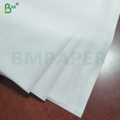 ماشین کاغذ سفید MG سفید شده با درخشش بالا در یک طرف 30gsm - 70gsm