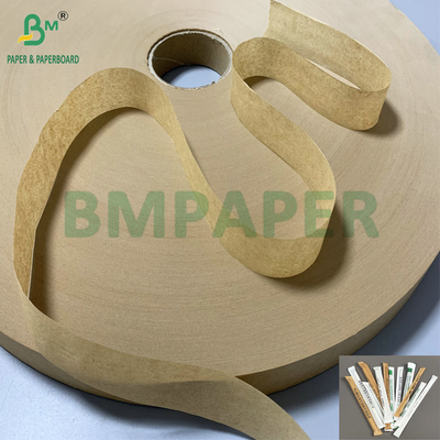برش کاغذ کوچک 30mm 32mm 24gsm 28gsm قهوه ای Kraft برای بسته بندی کاه