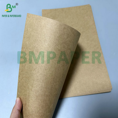 71 × 95cm 250 گرام 260 گرام رنگ طبیعی کپ های غیر سفید شده کاغذ برای فنجان