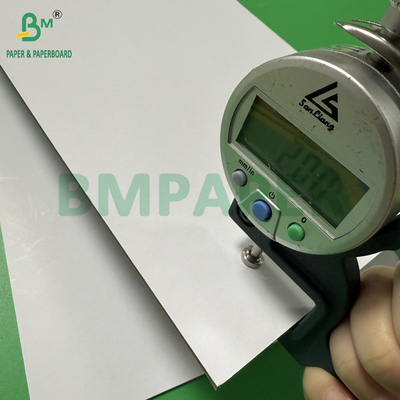 2mm 1400gsm ضخامت دو صفحه 78 X 109mm دو طرفه کاغذ سفید برای جعبه کارتن