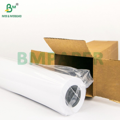 20LB کاغذ بدون پوشش شکل گسترده برای چاپگرهای HP 36 "X 150" 2 "CORE