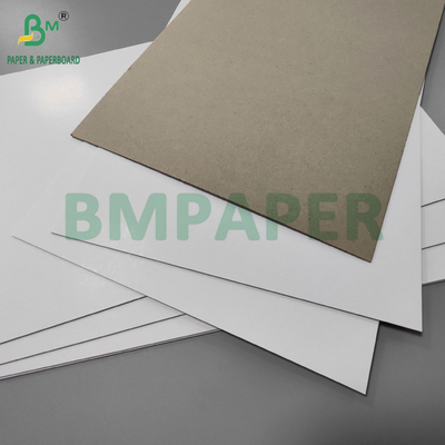 1.5MM 2MM White Face Rigid Grey Board برای بسته بندی الکترونیک سفتی بالا