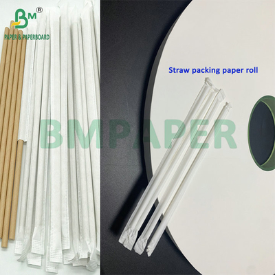 32mm 24gsm کاغذ کرافت سفید برای بسته بندی انفرادی کاه