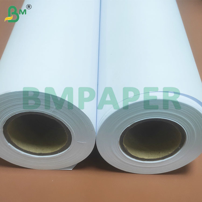 80 GSM دقت بالا ضد پیچ CAD نقشه کاغذ رول 614mm عرض