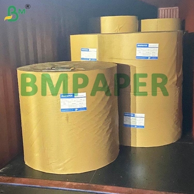 80gm کاغذ کرافت قهوه ای با مقاومت مرطوب با قدرت بالا برای کیسه ها