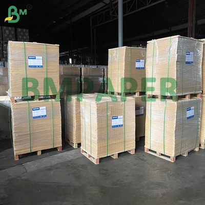 80gm کاغذ کرافت قهوه ای با مقاومت مرطوب با قدرت بالا برای کیسه ها