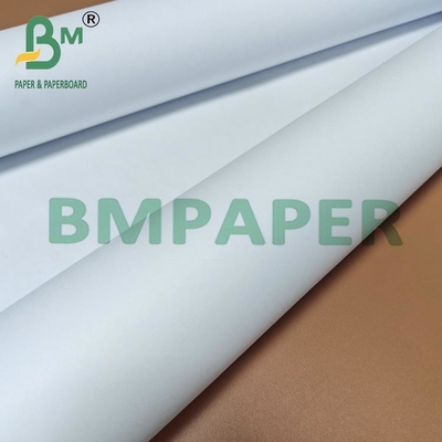 2 اینچ سطح صاف سفید CAD نقشه باندهای کاغذ 24Inch x 150ft