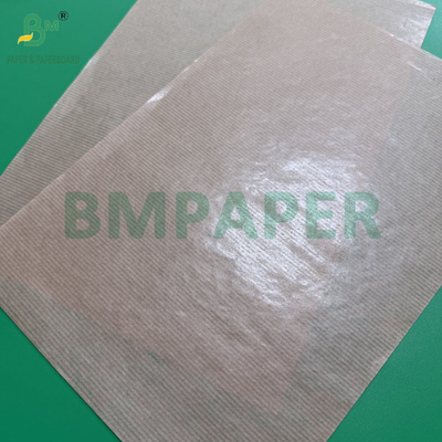 MG کاغذ کرفت قهوه ای غیر سفید شده طبیعی 50gm رول 800mm هسته گسترده 76mm