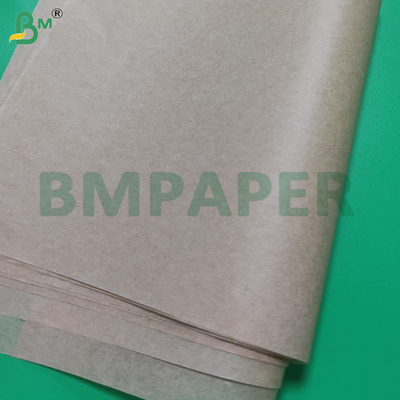 30GSM ورق های کاغذی قهوه ای دو طرفه سیلیکون پوشش داده شده درجه غذایی