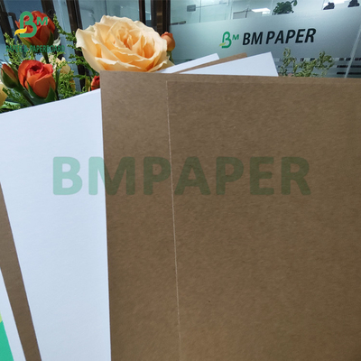 0.7mm 590gsm White Face Kraft Board برای محصولات الکترونیک بسته بندی 79 x 109cm