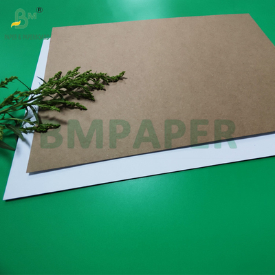 0.7mm 590gsm White Face Kraft Board برای محصولات الکترونیک بسته بندی 79 x 109cm