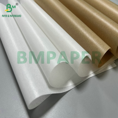 40 گرام 50 گرام کاغذهای غیر چسبنده سفید قهوه ای موی پوشانده برای پخت و پز 12 اینچ x 12 اینچ