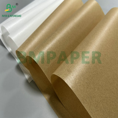 40 گرام 50 گرام کاغذهای غیر چسبنده سفید قهوه ای موی پوشانده برای پخت و پز 12 اینچ x 12 اینچ