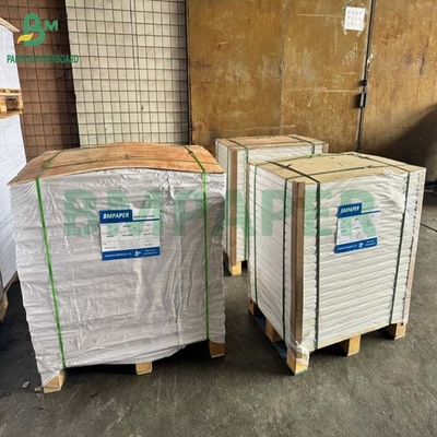35 گرام 40 گرام مواد غذایی درجه MG کاغذ کرفت سفید شده برای بسته شکر 70 سانتی متری