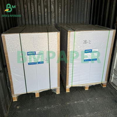 280 گرم 330 گرم دو طرفه سفید درخشان با کاغذ هسته سیاه آبی