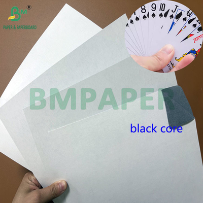 71cm رول 280gsm 300gsm C2S سیاه هسته کاغذ پوکر برای کارت بازی