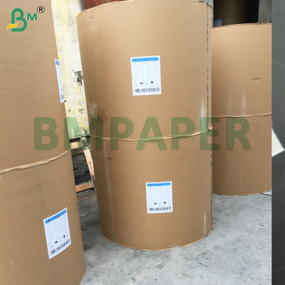 35grs سفید و قهوه ای MG Kraft Paper Roll 60 سانتی متر در یک طرف درخشان