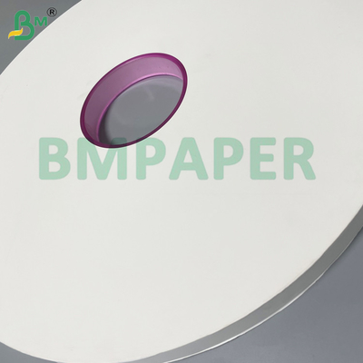 مواد غذایی سفید کاغذ بسته بندی دندونک رول 24 - 28GSM 26.5-32mm پهنای ناجور پالپ Kraft زیست تخریب پذیر