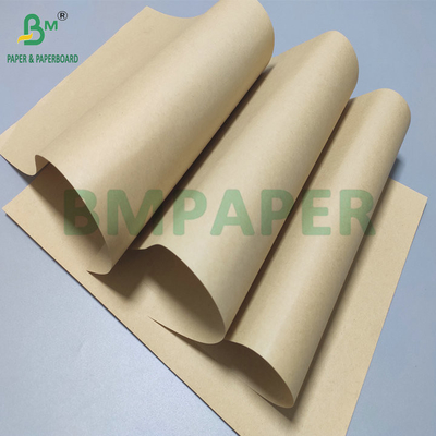 پالپ چوبی با قدرت بالا 60g 80g رول کاغذ قهوه ای برای کیسه های کاغذی
