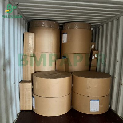 عرض رول 440mm 450mm 48gram 55gram کاغذ حرارتی سفید برای چاپگرهای POS