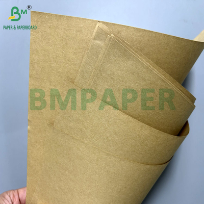 100 گرام 120 گرام پالپ باکره رنگ قهوه ای کاغذ دستکاری به کیسه های غذایی