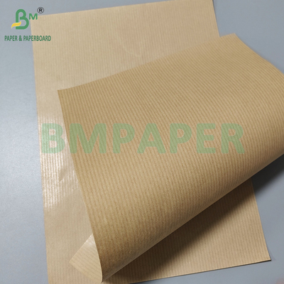 ۶۰ گرمی طلای یک طرفه رنگ قهوه ای درخشان و نوار دار کاغذ کرافت