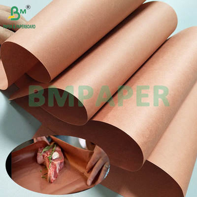 66 گرمی 70 گرمی رول کاغذ گلابی قصابی بدون پوشش برای کباب 60 سانتی متر*50 متر
