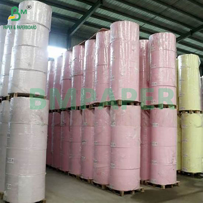 80gm CB CFB CF رول کاغذ کپی بدون کربن 242mm × 12000m تصویر آبی