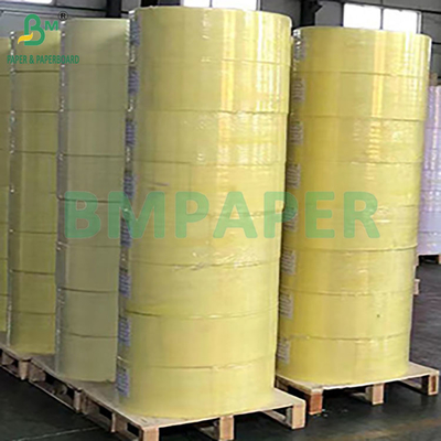 80gm CB CFB CF رول کاغذ کپی بدون کربن 242mm × 12000m تصویر آبی
